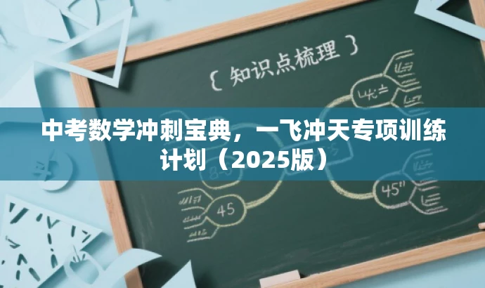 中考数学冲刺宝典，一飞冲天专项训练计划（2025版）