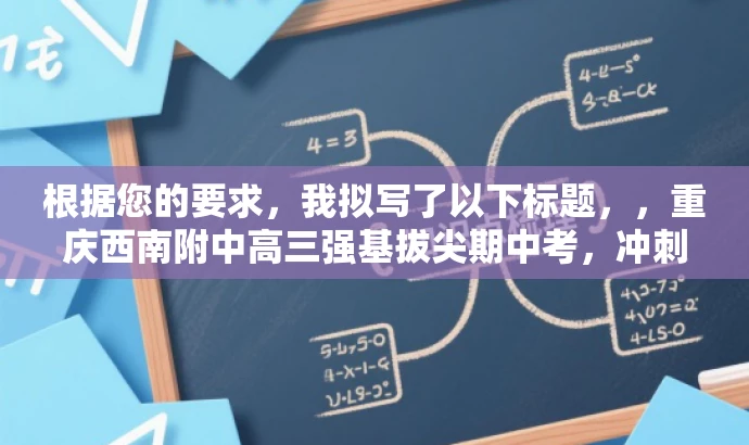 根据您的要求,我拟写了以下标题,,重庆西南附中高三强基拔尖期中考,冲刺时刻!,简洁明了,突出了核心价值,强调了目标人群的需求,同时语言富有吸引力。 根据您的要求,我拟写了以下标题,,重庆西南附中高三强基拔尖期中考,冲刺时刻!,简洁明了,突出了核心价值,强调了目标人群的需求,同时语言富有吸引力。