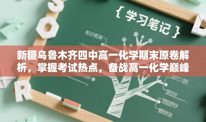 新疆乌鲁木齐四中高一化学期末原卷解析，掌握考试热点，备战高一化学巅峰之战！