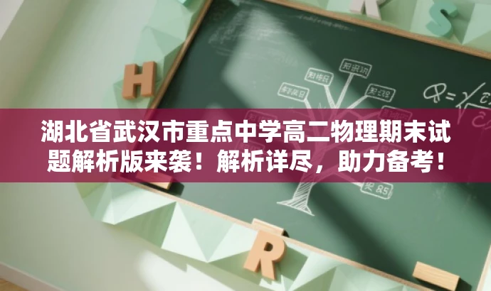 湖北省武汉市重点中学高二物理期末试题解析版来袭!解析详尽,助力备考! 湖北省武汉市重点中学高二物理期末试题解析版来袭!解析详尽,助力备考!