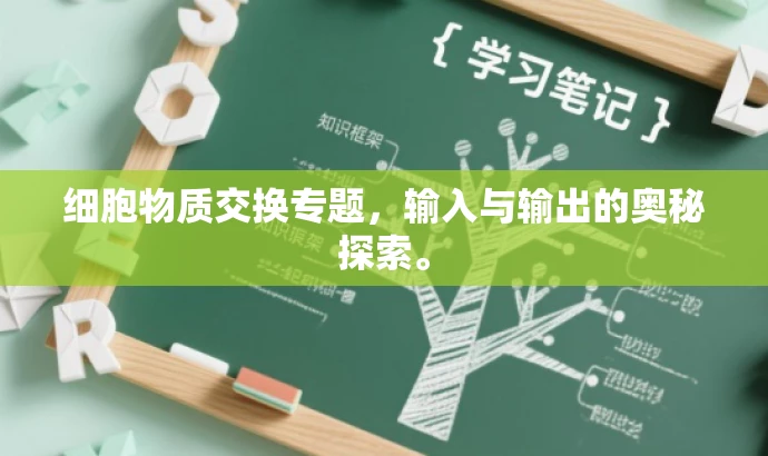 细胞物质交换专题,输入与输出的奥秘探索。 细胞物质交换专题,输入与输出的奥秘探索。
