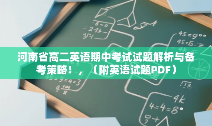 河南省高二英语期中考试试题解析与备考策略!,(附英语试题PDF) 河南省高二英语期中考试试题解析与备考策略!,(附英语试题PDF)