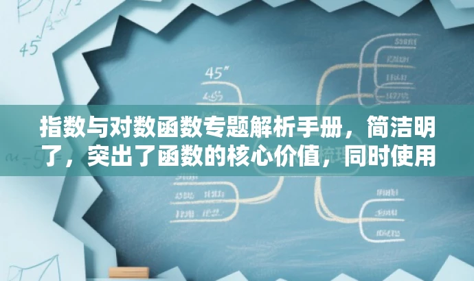 指数与对数函数专题解析手册,简洁明了,突出了函数的核心价值,同时使用了专题解析手册这样的语言来吸引目标人群的需求,语言具有吸引力。 指数与对数函数专题解析手册,简洁明了,突出了函数的核心价值,同时使用了专题解析手册这样的语言来吸引目标人群的需求,语言具有吸引力。
