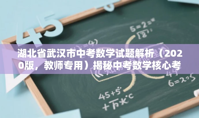 湖北省武汉市中考数学试题解析（2020版，教师专用）揭秘中考数学核心考点！