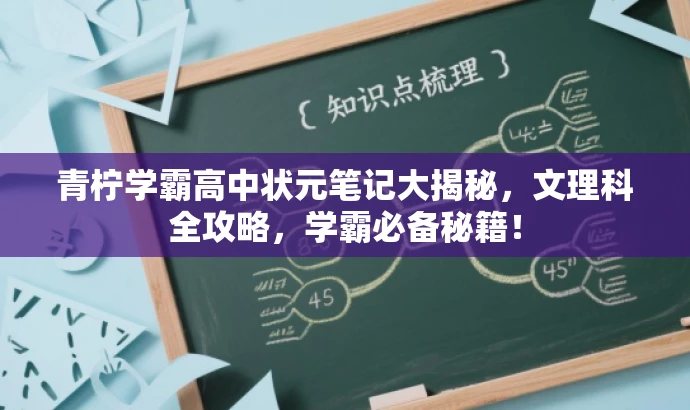 青柠学霸高中状元笔记大揭秘,文理科全攻略,学霸必备秘籍! 青柠学霸高中状元笔记大揭秘,文理科全攻略,学霸必备秘籍!