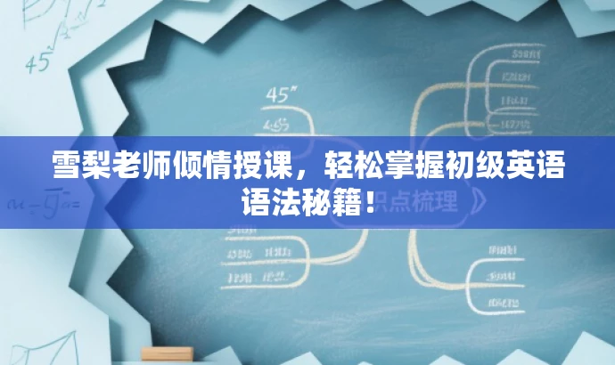 雪梨老师倾情授课，轻松掌握初级英语语法秘籍！