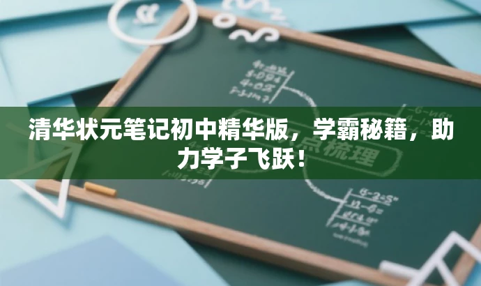清华状元笔记初中精华版，学霸秘籍，助力学子飞跃！