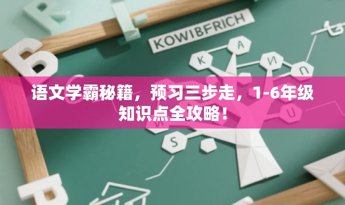 语文学霸秘籍,预习三步走,1-6年级知识点全攻略! 语文学霸秘籍,预习三步走,1-6年级知识点全攻略!