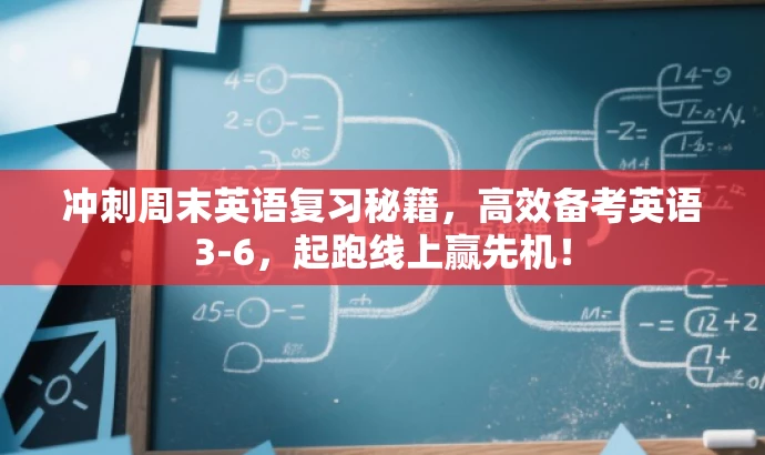 冲刺周末英语复习秘籍，高效备考英语3-6，起跑线上赢先机！