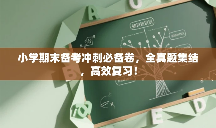 小学期末备考冲刺必备卷,全真题集结,高效复习! 小学期末备考冲刺必备卷,全真题集结,高效复习!