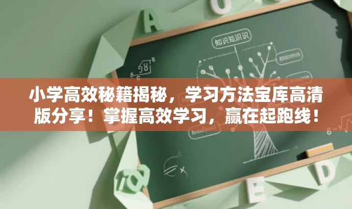 小学高效秘籍揭秘,学习方法宝库高清版分享!掌握高效学习,赢在起跑线! 小学高效秘籍揭秘,学习方法宝库高清版分享!掌握高效学习,赢在起跑线!