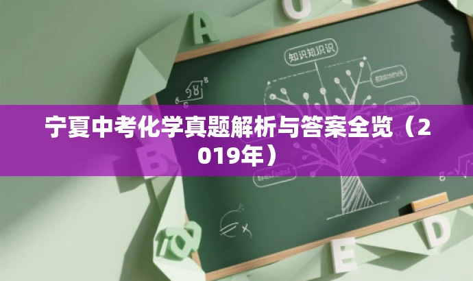 宁夏中考化学真题解析与答案全览(2019年) 宁夏中考化学真题解析与答案全览(2019年)