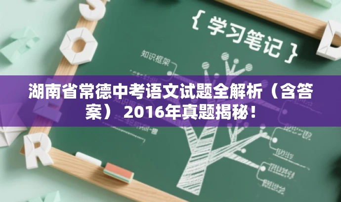 湖南省常德中考语文试题全解析(含答案) 2016年真题揭秘! 湖南省常德中考语文试题全解析(含答案) 2016年真题揭秘!