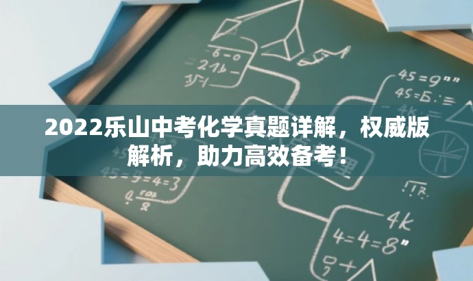 2022乐山中考化学真题详解,权威版解析,助力高效备考! 2022乐山中考化学真题详解,权威版解析,助力高效备考!
