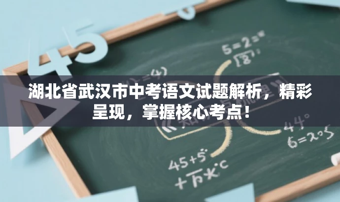 湖北省武汉市中考语文试题解析,精彩呈现,掌握核心考点! 湖北省武汉市中考语文试题解析,精彩呈现,掌握核心考点!
