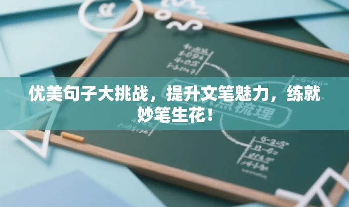 优美句子大挑战,提升文笔魅力,练就妙笔生花! 优美句子大挑战,提升文笔魅力,练就妙笔生花!