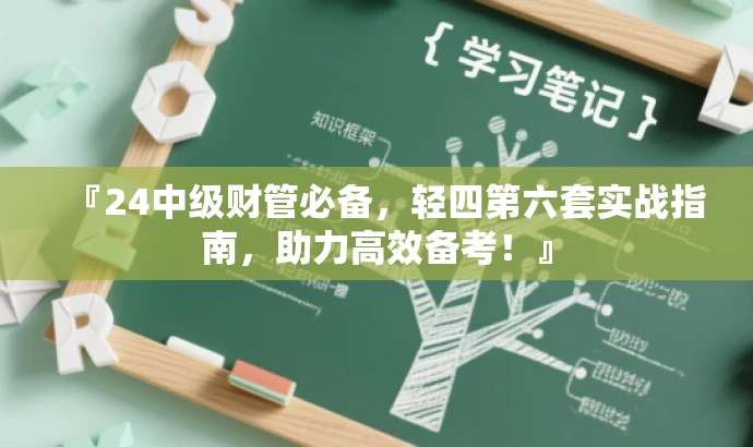 『24中级财管必备，轻四第六套实战指南，助力高效备考！』