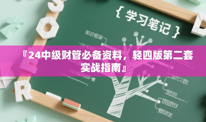 『24中级财管必备资料,轻四版第二套实战指南』 『24中级财管必备资料,轻四版第二套实战指南』