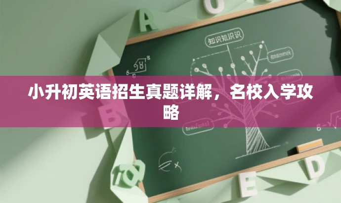 小升初英语招生真题详解,名校入学攻略 小升初英语招生真题详解,名校入学攻略