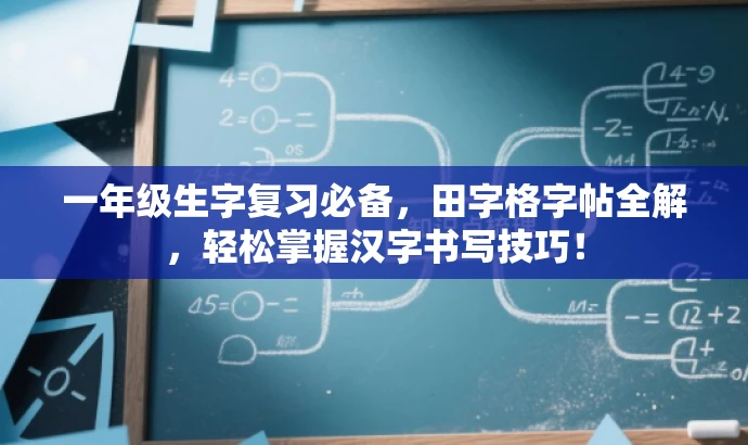 一年级生字复习必备,田字格字帖全解,轻松掌握汉字书写技巧! 一年级生字复习必备,田字格字帖全解,轻松掌握汉字书写技巧!