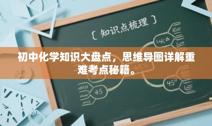 初中化学知识大盘点,思维导图详解重难考点秘籍。 初中化学知识大盘点,思维导图详解重难考点秘籍。