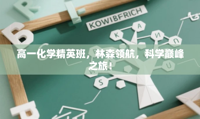 高一化学精英班，林森领航，科学巅峰之旅！