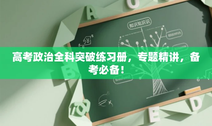 高考政治全科突破练习册，专题精讲，备考必备！