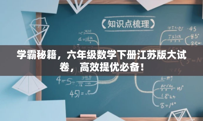 学霸秘籍,六年级数学下册江苏版大试卷,高效提优必备! 学霸秘籍,六年级数学下册江苏版大试卷,高效提优必备!