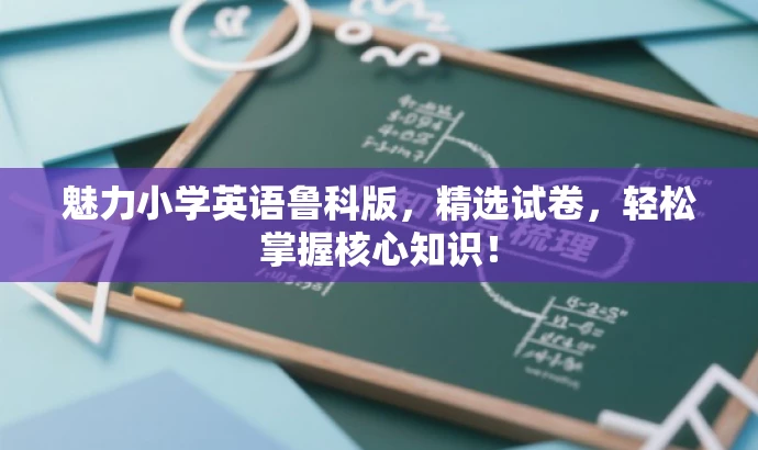 魅力小学英语鲁科版,精选试卷,轻松掌握核心知识! 魅力小学英语鲁科版,精选试卷,轻松掌握核心知识!