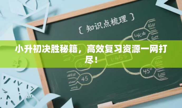 小升初决胜秘籍，高效复习资源一网打尽！