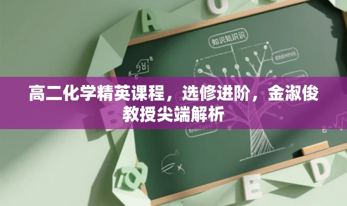 高二化学精英课程,选修进阶,金淑俊教授尖端解析 高二化学精英课程,选修进阶,金淑俊教授尖端解析
