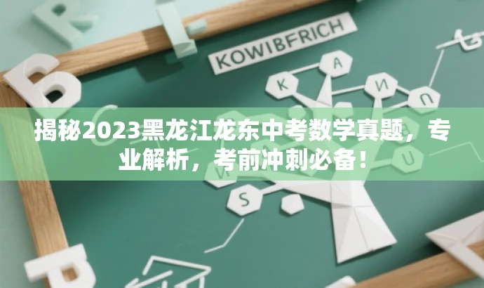揭秘2023黑龙江龙东中考数学真题,专业解析,考前冲刺必备! 揭秘2023黑龙江龙东中考数学真题,专业解析,考前冲刺必备!