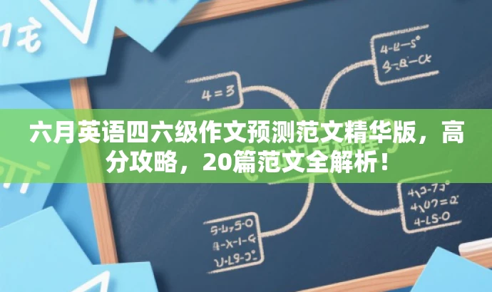 六月英语四六级作文预测范文精华版,高分攻略,20篇范文全解析! 六月英语四六级作文预测范文精华版,高分攻略,20篇范文全解析!