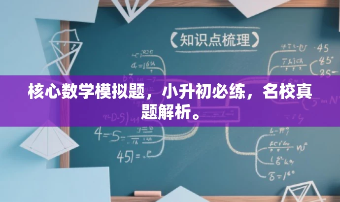 核心数学模拟题,小升初必练,名校真题解析。 核心数学模拟题,小升初必练,名校真题解析。