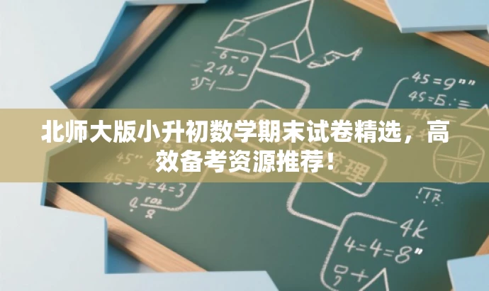 北师大版小升初数学期末试卷精选,高效备考资源推荐! 北师大版小升初数学期末试卷精选,高效备考资源推荐!