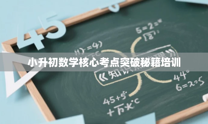 小升初数学核心考点突破秘籍培训 小升初数学核心考点突破秘籍培训